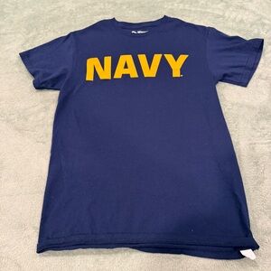 Navy Pride T-Shirt Men’s Small Blue US Navy Military Graphic Tee